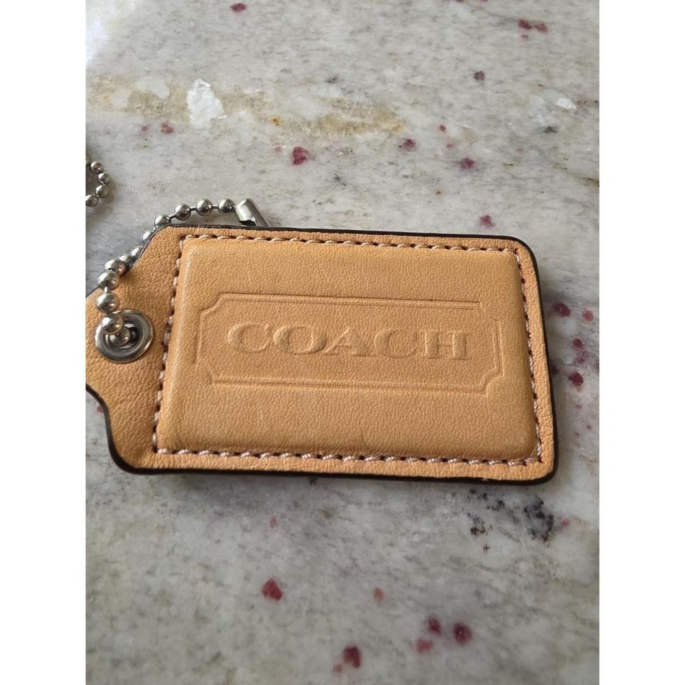 Vintage Coach bag charms (3) black, mint, and tan - Picture 2 of 7